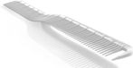 Curve-O Kam Original Combs Cutting Comb Ivory White