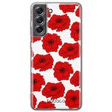 ERT GROUP mobiel telefoonhoesje voor Samsung S21 FE Babaco patroon Flowers 018