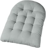 Homescapes Hangstoel Kussen - Dik Universeel Egg Chair Kussen - 80x120 cm - 100% Katoen - OEKO-TEX - Grijs