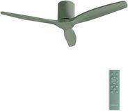 CREATE - Stille 40W Plafondventilator WIND CALM - Sage - Ø 132 cm - 6 snelheden - Timer - Afstandsbediening