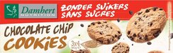 Damhert Chocolate Chip Cookies Zonder Suikers - 90g