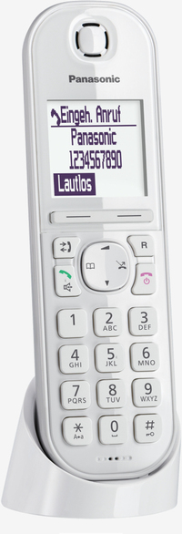 Panasonic KX-TGQ200 IP Phone - Black - 4-Line LCD - Wireless Handset
