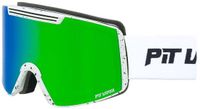 Pit Viper The Miami Nights Backslap Large Skibril Wit Blue-Green Revo/CAT3 Man, Vrouw