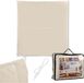 Merkloos Relaxdays Schaduwdoek - 2x2 m - UV-bescherming - Vierkant - Beige