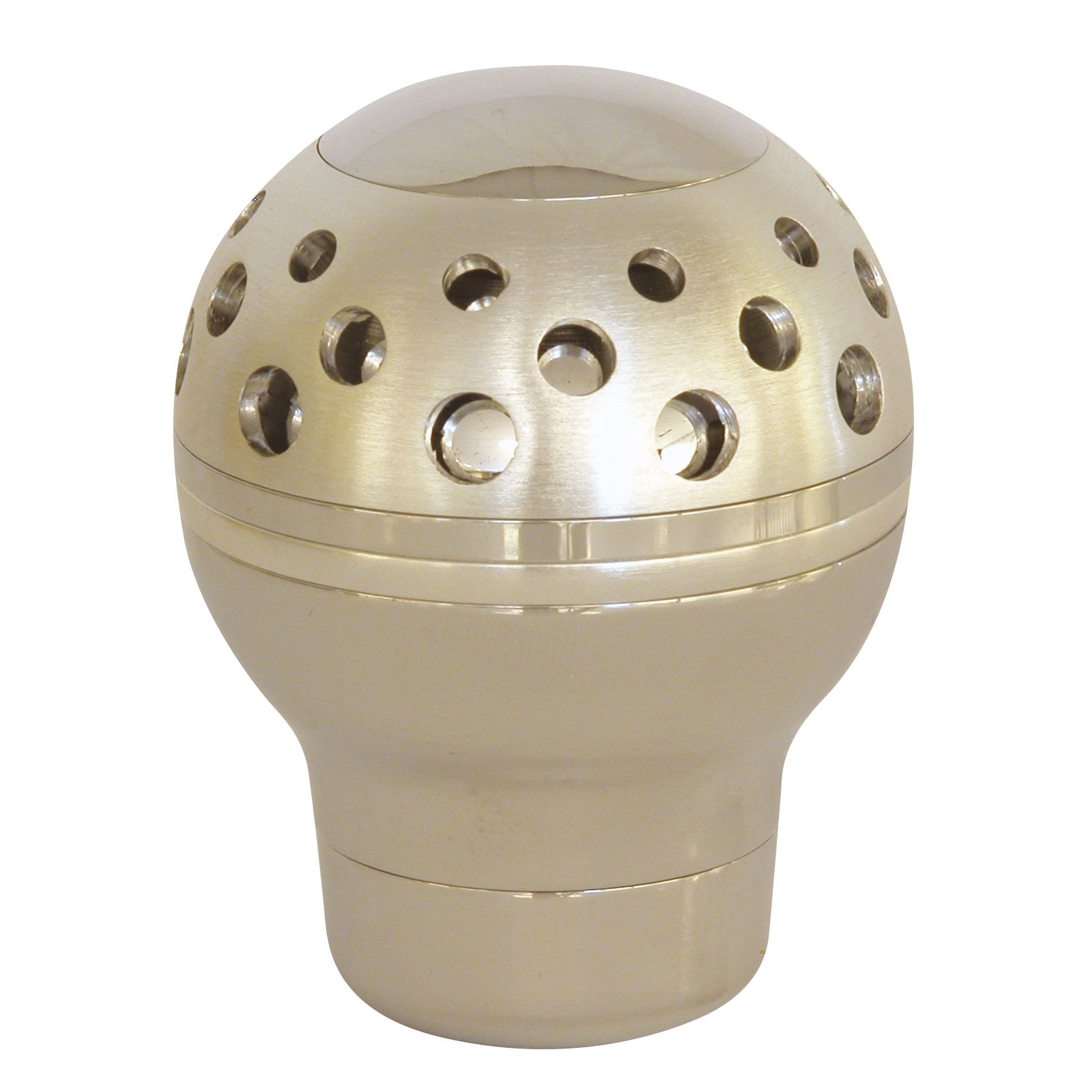 Carpoint Pookknop Geperforeerd Aluminium