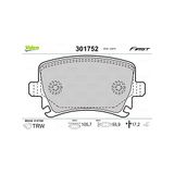Valeo Set van 4 Remblokken Essential 301752, Achteras