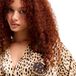 Juicy Couture Kiely Cheetah Satin Robe - Taille XS