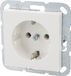 Gira System 55 Contactdoos – Inbouw – 1-voudig – Randaarde – Polarwit – 10 stuks