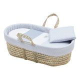 Cambrass Panier Moïse Coton, Polyester Bleu