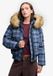 Superdry Bomber Jas Slanke Pasvorm Dames Marineblauw/Pastelruit Polyester