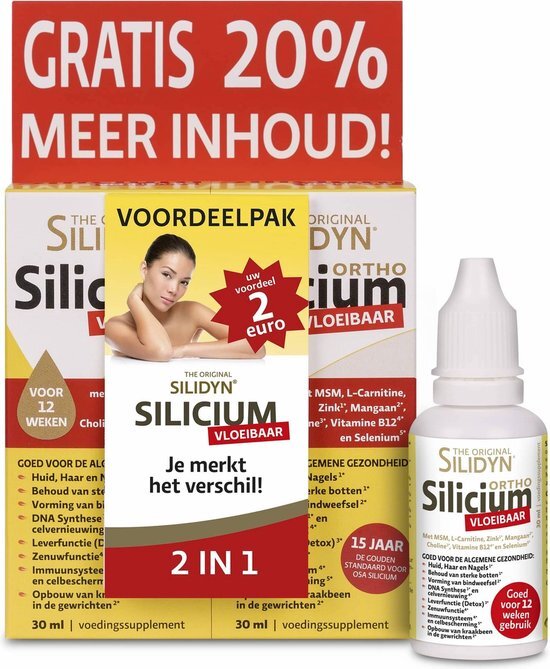 Silidyn Vedax Silicium Druppels Duoverpakking 2x25ml