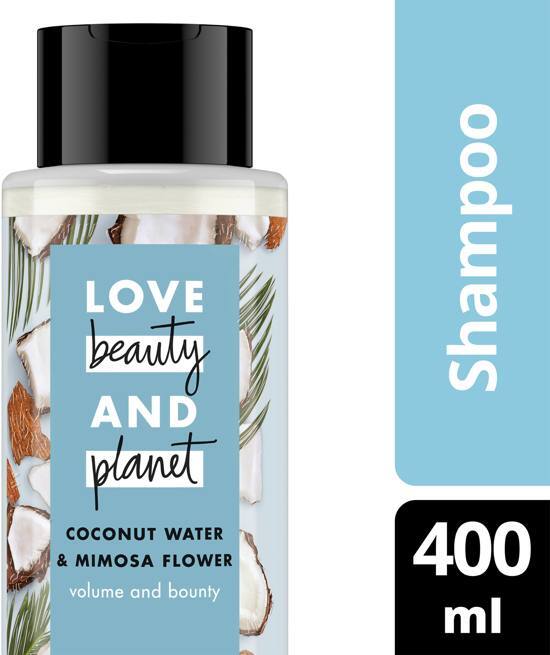 Love Beauty Planet Shampoo Volume &amp; Bounty - 400 ml - Coconut Water &amp; Mimosa Flower