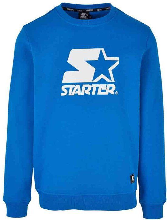 Starter Black Label Logo Crewneck Sweater - Men - Blue - Size S