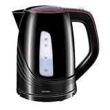 MPM MCZ-67 elektrische waterkoker, draadloos, van hittebestendig polymeer, 1,7 liter, 2200 W, BPA-vrij, zwart