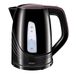 MPM MCZ-67 elektrische waterkoker, draadloos, van hittebestendig polymeer, 1,7 liter, 2200 W, BPA-vrij, zwart
