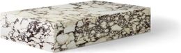 Audo Copenhagen Plinth Table - pink marble - low