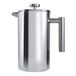 Café Olé CFD Cafetière, 18/10 roestvrijstalen dubbelwandige behuizing en gaasfilter, spiegelafwerking, 1500 ml