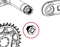 Sram Crank Arm Bolt Kit X0/gx T-type - UNI