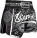 8 Weapons Muay Thai Short Carbon Sak Yant Tigers Zwart maat XL