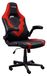 Fauteuil de jeu avec accoudoirs, réglable en hauteur, rouge