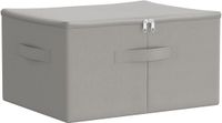 vidaXL Opbergbox Nonwoven Stof 43 x 34 x 23 cm 33,6 L Grijs