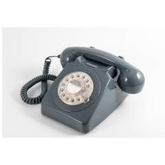 GPO Retro Telefoon met Draaischijf - Grijs