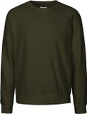 Neutral - Unisex Sweatshirt - Military - 100% Biologisch Katoen - Maat XS