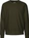 Neutral - Unisex Sweatshirt - Military - 100% Biologisch Katoen - Maat XS