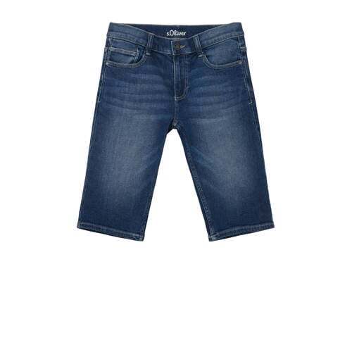 s.Oliver s.Oliver denim short donkerblauw