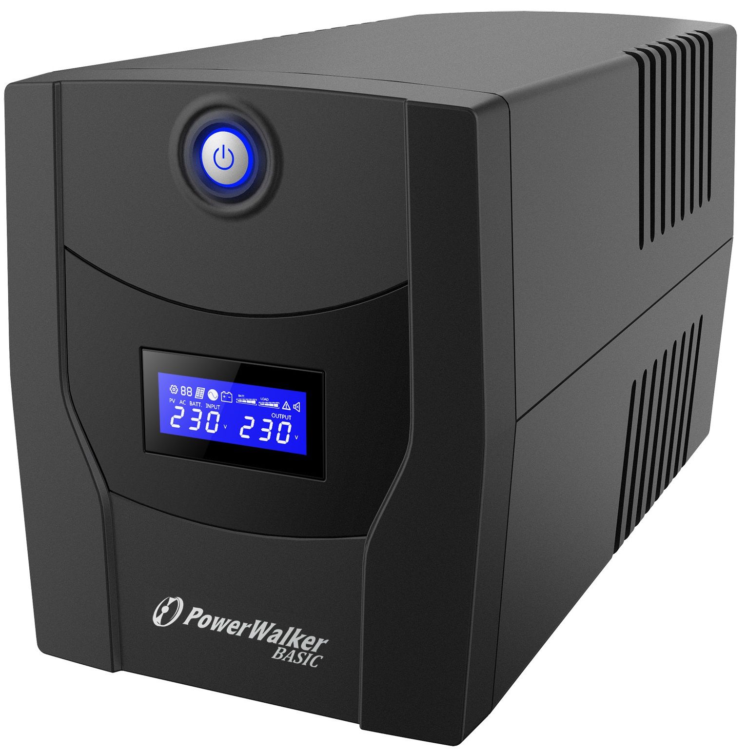 PowerWalker VI 2200 STL - Ononderbroken stroomvoorziening (UPS) - Zwart