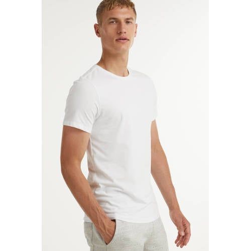 Blend basic T-shirt (set van 2) wit