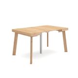 Skraut Home Uittrekbare Consoletafel Eettafel 140 cm Eiken