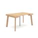 Skraut Home Uittrekbare Consoletafel Eettafel 140 cm Eiken