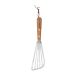 Heirol Spatule ajourée en acier inoxydable 30 cm Hêtre