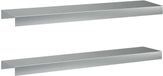 vidaXL Afdekprofiel voor tuinafboording 2 st 100 x 20 x 5 cm