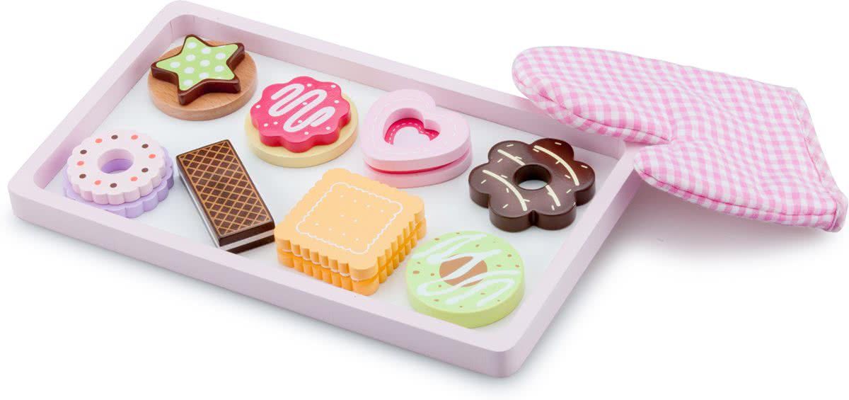New Classic Toys - Speelgoed Koekjes Set met Ovenwant