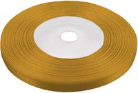 Netuno Gouden Satine Lint 6mm Breed - 32m Rol