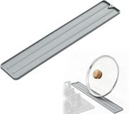 Sans marque Tapis égouttoir en silicone - Tapis d'évier de cuisine - Séchage des ustensiles de cuisine - Résistant à la chaleur Antidérapant - 45 x 85 cm - Gris