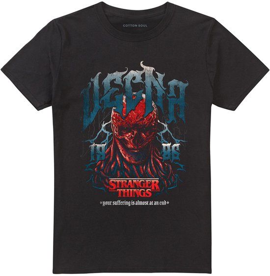 Stranger Things Vecna Evil Band 86 T-shirt - Zwart - M