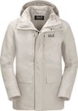 Jack Wolfskin West Coast 2l Jkt W 1110811-5062, Mannen, Wit, Jasje, maat: S