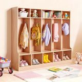 Vevor Armoire pour enfants en bois ouverte