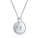 LGT JWLS Lookinggoodtoday Sterrenbeeld Weegschaal Dames Ketting Zilverkleurig Ronde Hanger