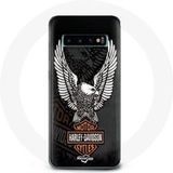 Harley Davidson Maniacase Etui voor Samsung Galaxy S10 Edge Adelaar Logo