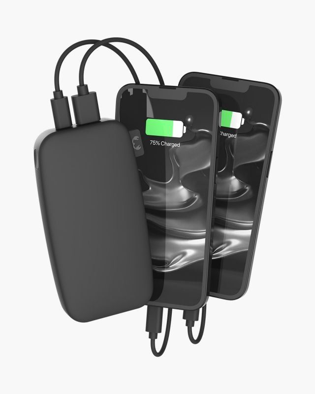 Fresh 'n Rebel 12000 mAh Powerbank - Grijs