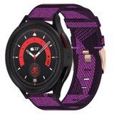 Wigento Samsung Geweven Nylon Band voor Galaxy Watch 6, 5, 4