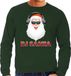 Bellatio Decorations Shoppartners Bv Foute Kersttrui - sweater - DJ santa met koptelefoon - groen - heren XL