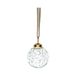 Dille &amp; Kamille Boule de Noël, verre gravé, lune, étoiles et points, Ø6,5 cm
