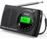 Radio portable FM - FM en AM - Mini-formaat 12,5 x 7,2 x 2,3 cm - Prise casque - Piles
