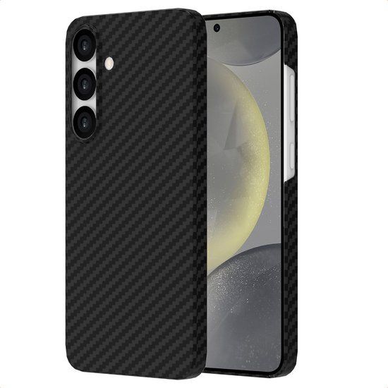 Accezz MagSafe Kevlar® Backcover voor de Samsung Galaxy S24 Plus - Zwart