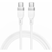 HOCO X109 câble de données et de charge USB-C, 60W, 1m, Blanc
